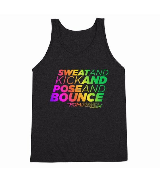 workout wear, I recently won a contest sponsored by Pom Squad Fit and got to pick my prize I can t wait to receive this t shirt Now I need some leggings with purple stripes