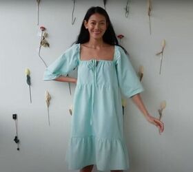make a stunning summer dress from a blanket, How to sew a summer dress