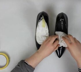 diy glitter shoes, How to make glitter shoes