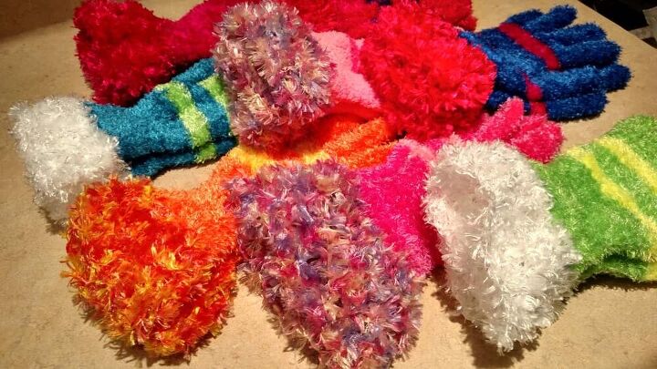 crochet custom glove cuffs
