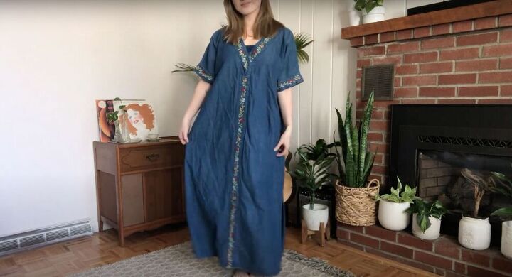 denim dress diy My Homemade Denim Dress