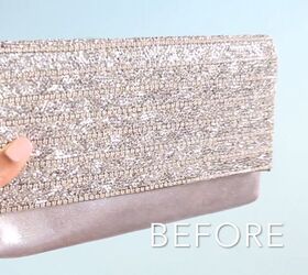 Here's a really fun way to jazz up an old clutch bag