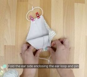 learn how to make a face mask in just 5 simple steps, Fold the edges