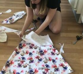 sew a beautiful summer dress from scratch no pattern required, Sew the bodice to the skirt
