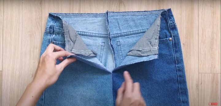 mens jeans to denim jumpsuit thrift flip transformation, How to make a denim jumpsuit