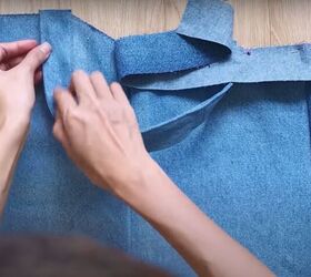 mens jeans to denim jumpsuit thrift flip transformation, Denim jumpsuit tutorial