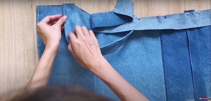 mens jeans to denim jumpsuit thrift flip transformation, Denim jumpsuit tutorial