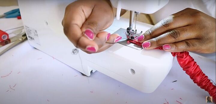 How to sew a braided headband