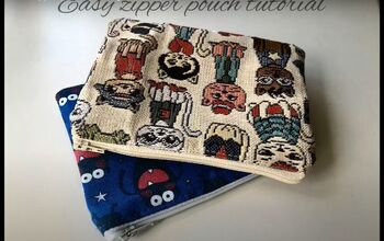 Easy Zipper Pouch Sewing Tutorial