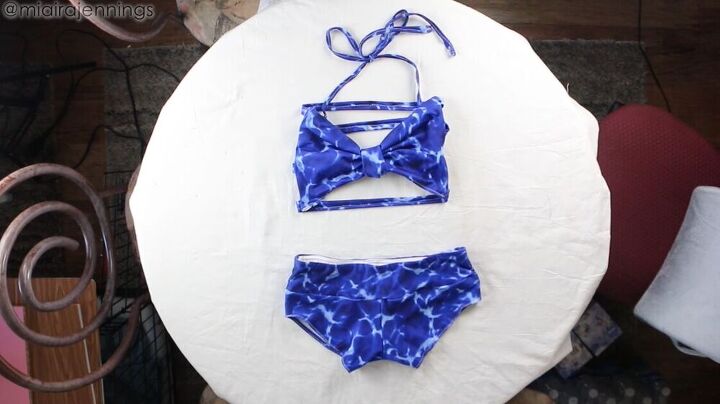 diy high waisted bikini swimsuit out of leggings easy sewing