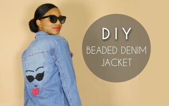 DIY Beaded Denim Jacket (NO SEWING)
