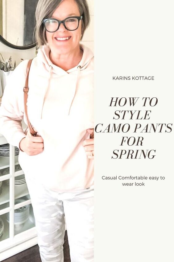 how to style camo pants for spring