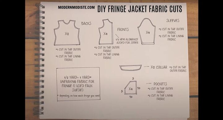 easy fringe jacket make it yourself, How to make a fringe jacket