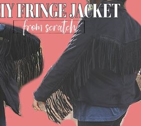 easy fringe jacket make it yourself