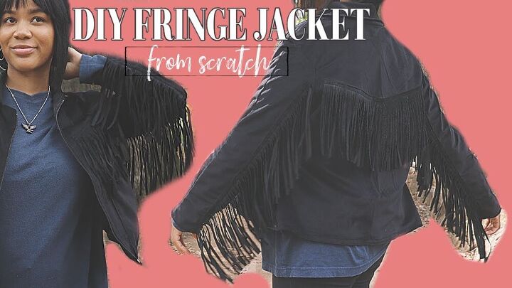 easy fringe jacket make it yourself