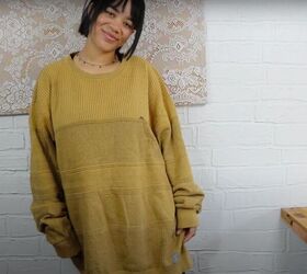 fun and easy way to refashion a sweater, Before