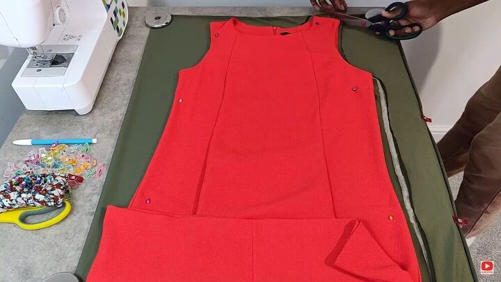 it doesnt take much to sew this beautiful ruffle hem dress, Sew a ruffle hem dress