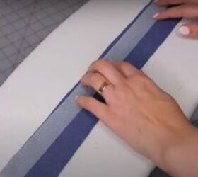 classy cardigan dress sewing tutorial, Apply interfacing