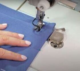 classy cardigan dress sewing tutorial, Sew the hem