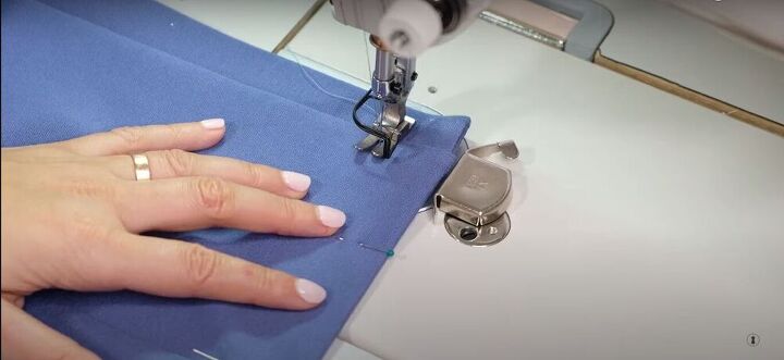classy cardigan dress sewing tutorial, Sew the hem