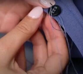 classy cardigan dress sewing tutorial, Add buttons