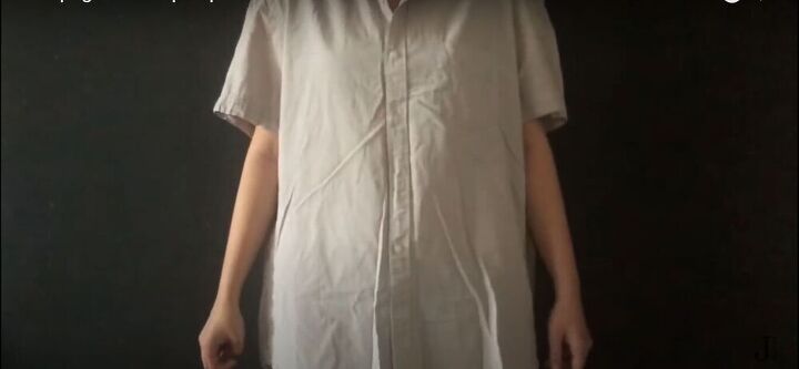 thrift flip mens button down to spaghetti strap tank top, The original shirt
