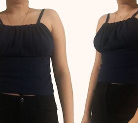 How to Make a Cute DIY Milkmaid Top Out of an Old T-Shirt