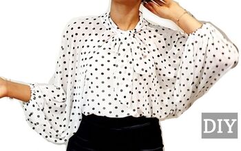 Easy Batwing Blouse DIY Sewing Project