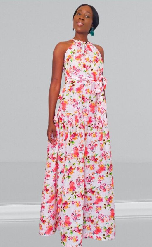 look no further for that perfect summer dress, Stunning maxi dress with ruffle