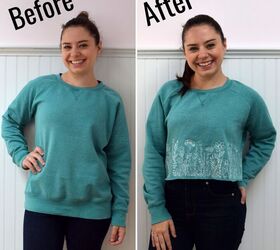 diy embroidered crop pullover with janome