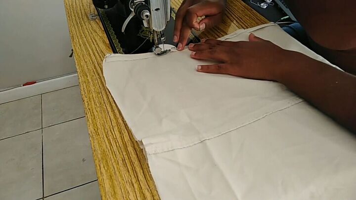 make this trendy paper bag skirt from old pants, Easy paper bag skirt