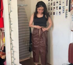 how to resize and shorten a skirt, Easy skirt thrift flip