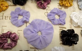 How to: DIY Chiffon Hair Scrunchies