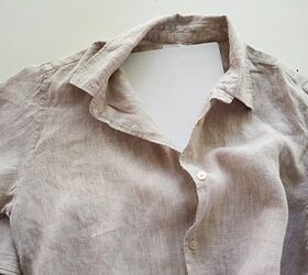 linen shirt makeover from dull to dazzling in under 1 hour