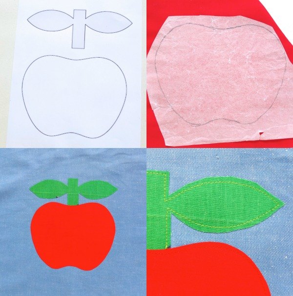 how to retro apple tote bag