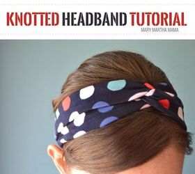 how to make a knotted turban headband