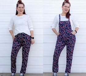 turn trousers into overalls with a removeable bib