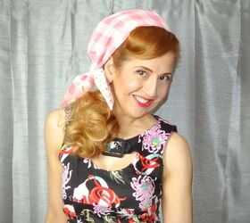 how to create a retro 1950s headscarf look