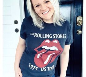 sharing 6 different graphic tees for spring and summer, Classic Rolling Stones tee from Target