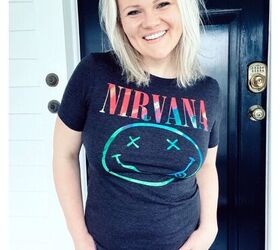 sharing 6 different graphic tees for spring and summer, Nirvana tee