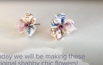 Quick and Easy: DIY Flower Earrings