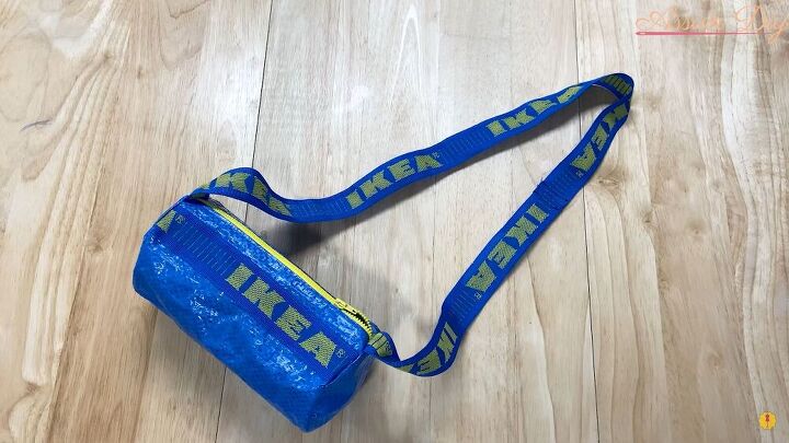 crazy diy ikea bag transformation tutorial, Completed DIY IKEA bag