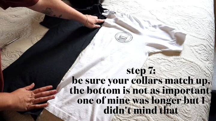 Make A Customized Half And Half T Shirt In 2 Simple Steps Upstyle Make A Customized Half And Half T Shirt In 2 Simple Steps Upstyle