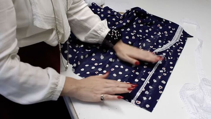 diy thrift flip turning a boring blouse into a 30s glam piece, Vintage DIY thrift flip
