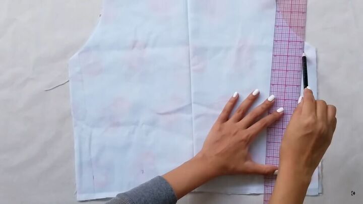make this nifty skater dress without a pattern, How to make a skater dress