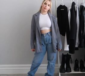 how to style mom jeans, High waisted mom jeans style