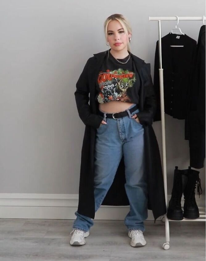 how to style mom jeans, Easy mom jeans style