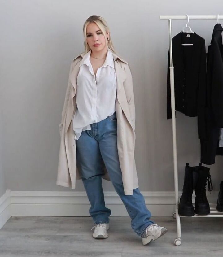 how to style mom jeans, Style straight leg mom jeans