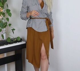 seven outfits for seven days houndstooth print shirt, How to style houndstooth