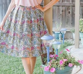 how to sew a pleated skirt pretty pleated skirt update